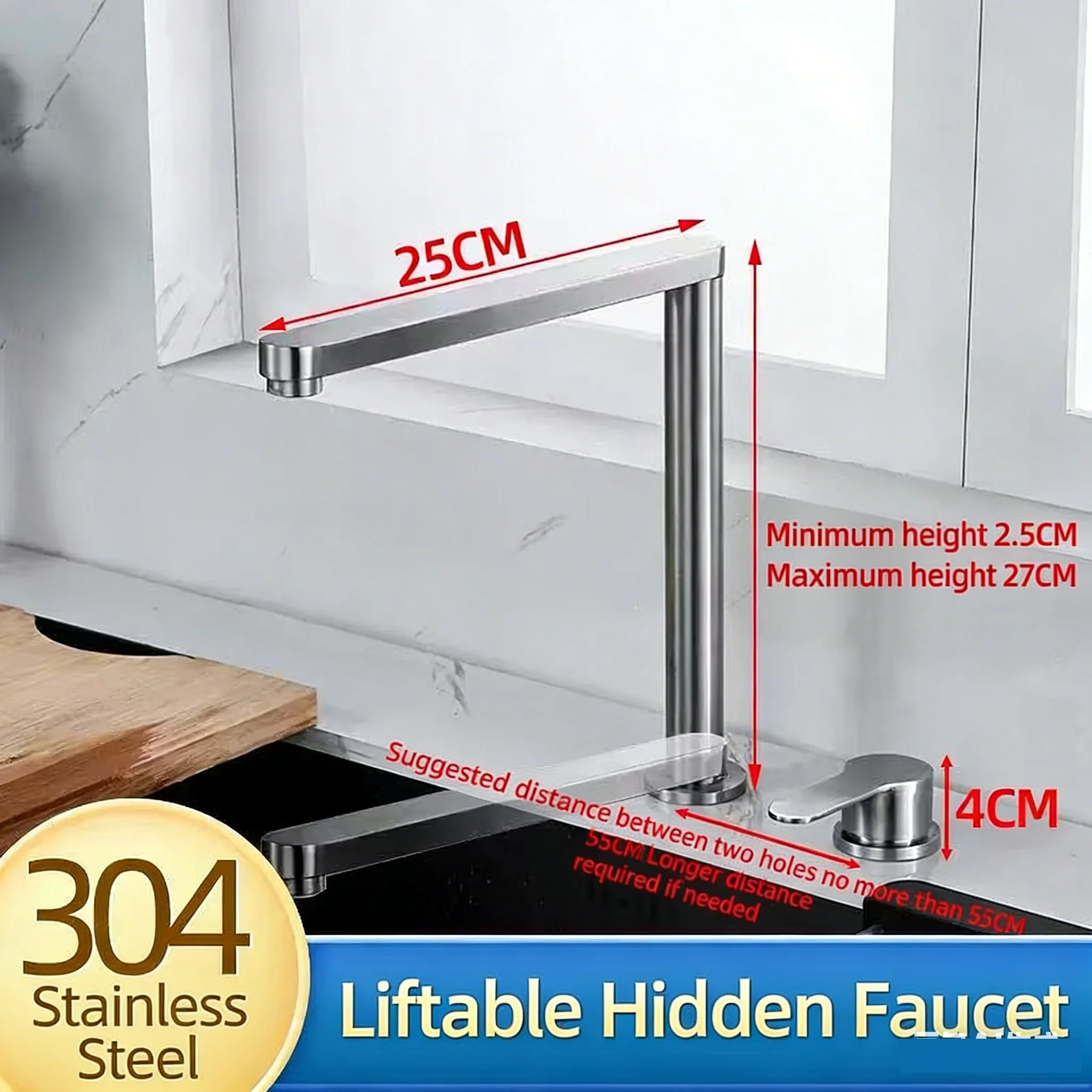 hidden-lifting-kitchen-faucet-360-rotation-swivel-sprayer-invisible-faucet-hot-cold-water-mixer-tap-with-independent-handle