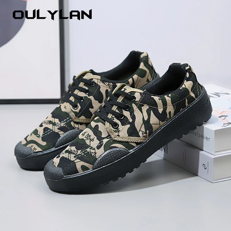 Outdoor Training Working Shoes Mens Tactical Hiking Shoes Women Non-slip Rubber Shoe Men's Sneakers Manufacturer Direct Sales