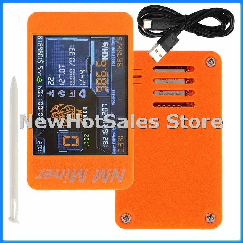 

Майнер для биткойнов NM Miner Upgrade V2 980KH/S с 2,8-дюймовым цветным дисплеем, для самостоятельной сборки, для домашнего использования, BTC-A57M