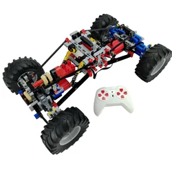 MOC Technical RC Electric Building Block 4WD Off-road Vehicle Professional Adult Kids Educational Toys Christmas Gift