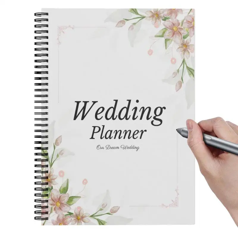 Wedding Planning Book Bridal Organizer Notebook Hardcover Engagement Organizer Notebook For Newly Engaged Couples Future Brides