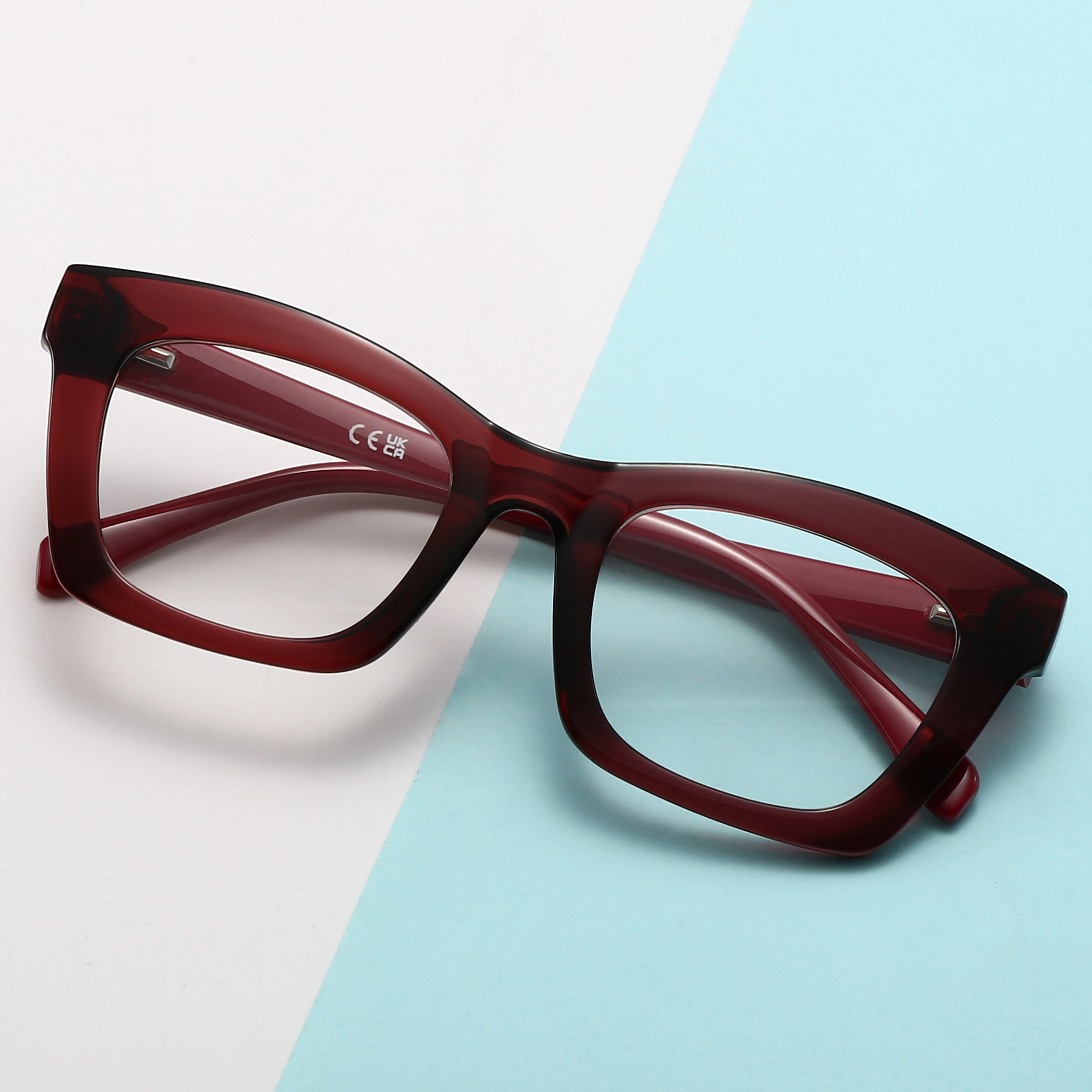 

Fytoo Women's Reading Glasses, Square Frame, Lightweight Tr Material, Burgundy Color, Stylish Comfortable for Daily Use