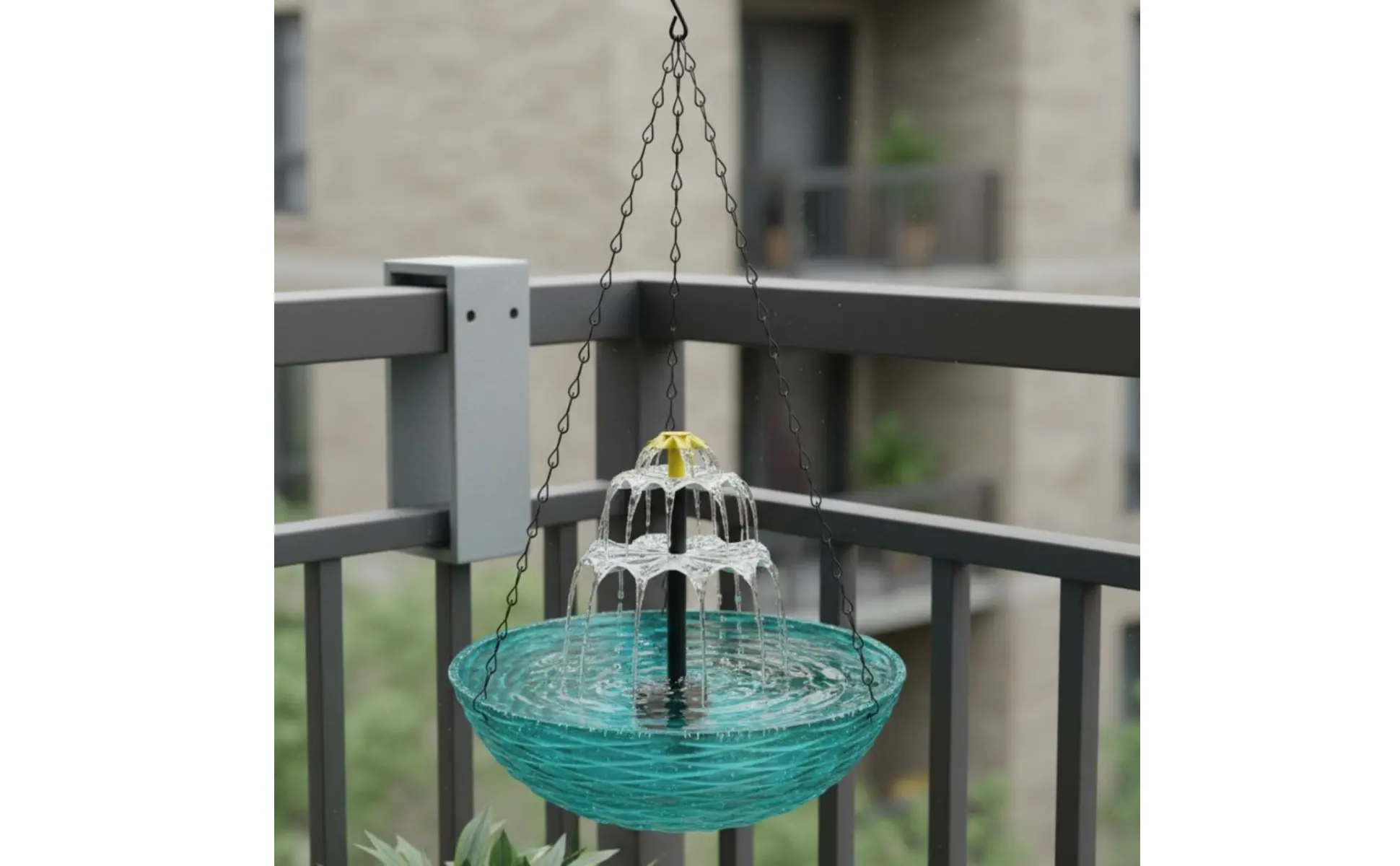 Solar Hanging Bird Bath No Wiring Solar Bird Bath Fountain Garden Decor Easy to Hang Solar Hanging Bird Bath No Wiring Solar Bird Bath Fountain Garden Decor Easy to Hang