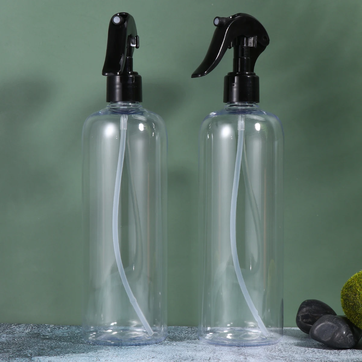 

3 Sets 500Ml Plastic Spray Bottle Empty Water Sprayer Refillable Mist Portable Dispenser For Travel Camping Hiking