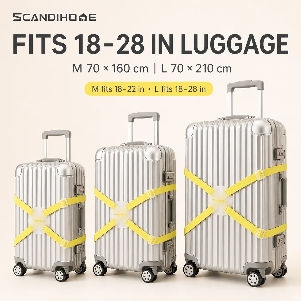 Elastic Adjustable Luggage Strap Suitcase Belt Cross Baggage Bungee Strap Quick Release Buckle Travel Bag Holder Carry On