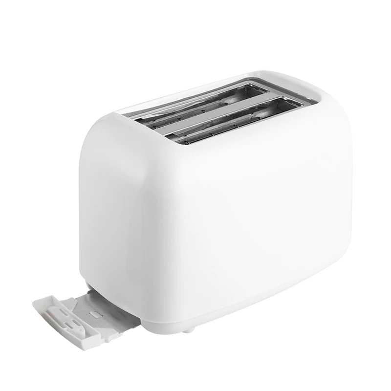 ขนมปัง Toaste พร้อมถาดรองเศษขนมปังเครื่องปิ้งขนมปังทำอาหารบ้าน6โหมดการทำงาน2ชิ้น Mini Auto อาหารเช้...