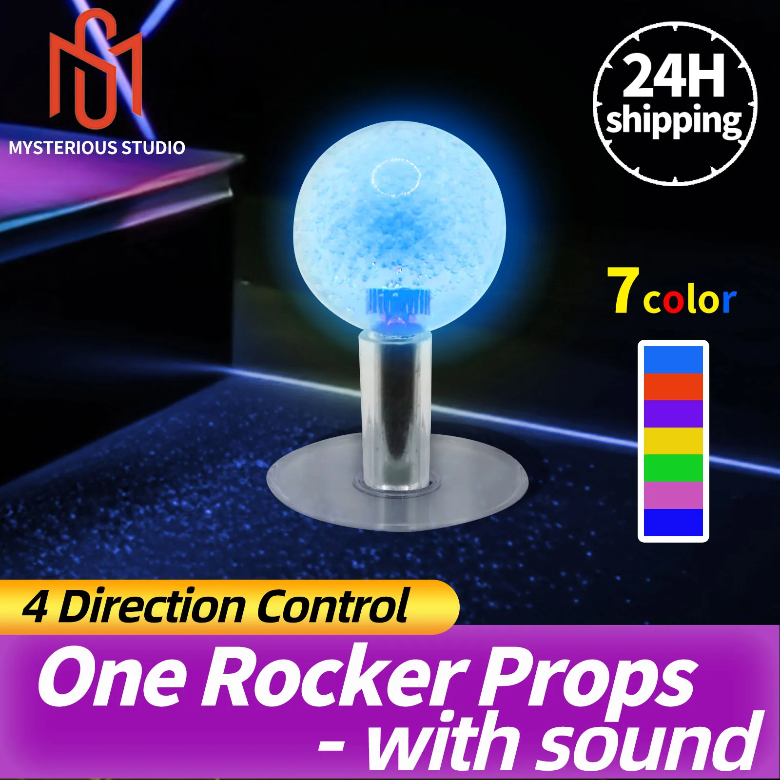 

Secret room escape game mechanism props Electronic puzzle superb 1987 GY mysterious studio one color luminous rocker recreationa