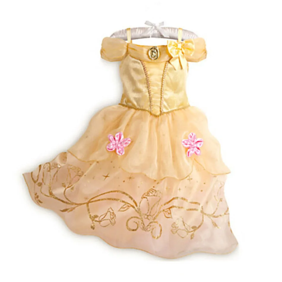 Little Girls Princess Costume Children Birthday Luxury Same Style with Multiple Colors Cosplay Dress Summer Performance Clothing