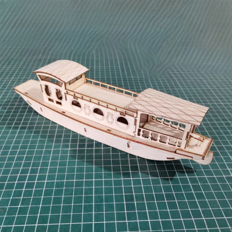 

DIY Wooden Ship Model Kit Nanhu Cruise Ship Model Kit Assembled Wooden Handmade Boat