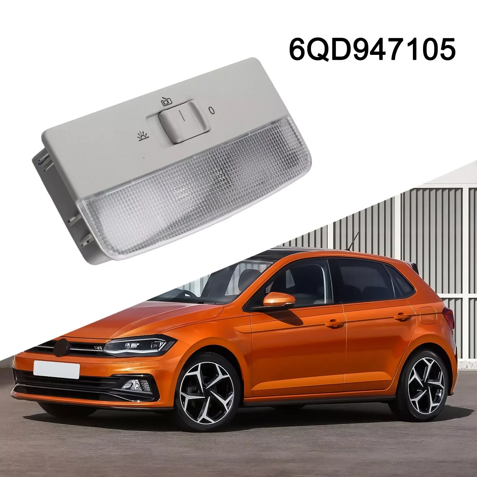 

Лампа для чтения 6QD 947105 Внутренний купольный светильник для VW Polo 9N 6R T5 Bora 2002-2005 Caddy Fabia Sea 1ZD 947105 31G 947105