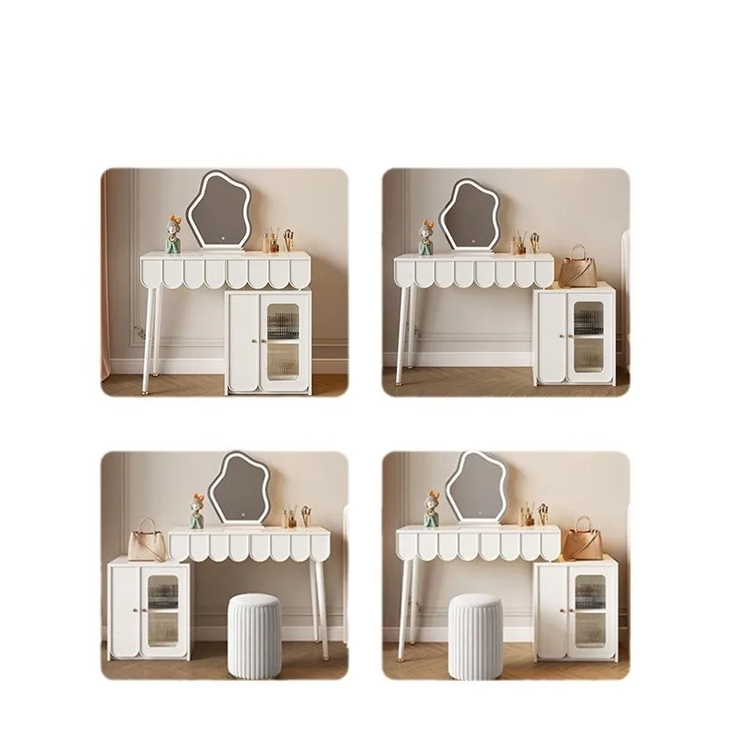 

Dresser bedroom simple small apartment retractable chest girls dressing table