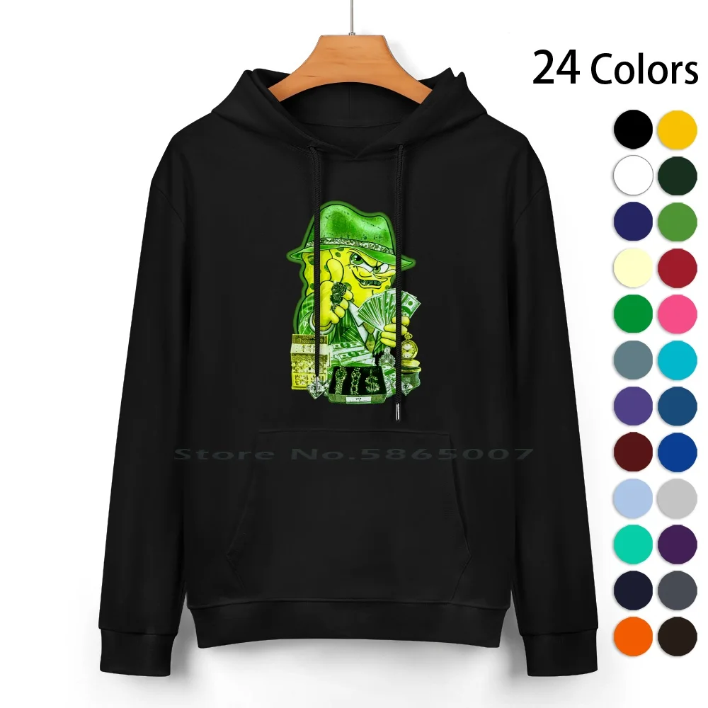 Cash Money Pimp Pure Cotton Hoodie Sweater 24 Colors Money Meme 100% Cotton Hooded Sweatshirt For Women Men Unisex Gifts Heat