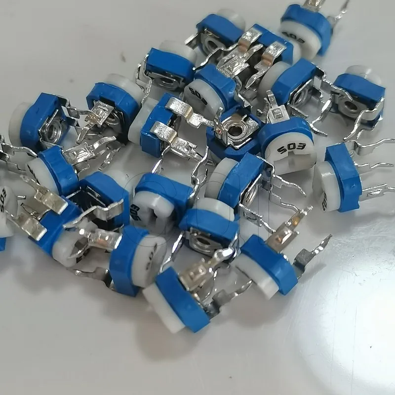 20 قطعة RM065 RM-065 سلسلة 100 200 500 1K 2K 5K 10K 20K 50K 100K 200K 500K 1M أوم Trimpot الانتهازي الجهد متغير المقاوم #5