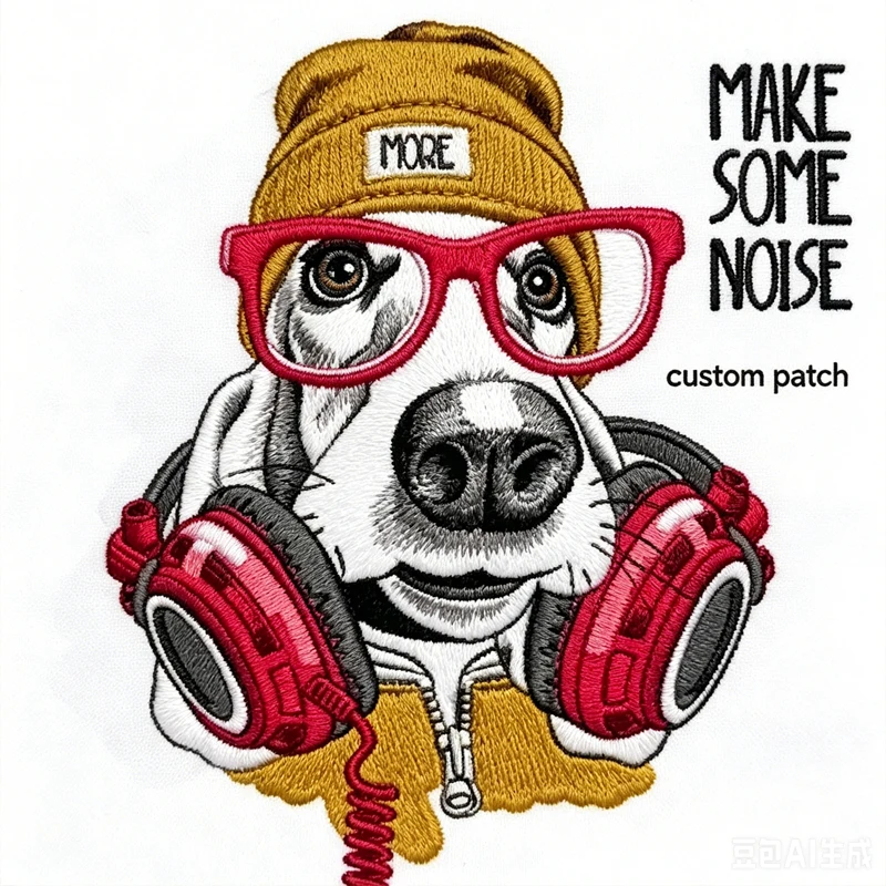 Custom Pet Iron On Patches for Clothing, Cartoon Animal Embroidery Patch Customized DIY Decoration