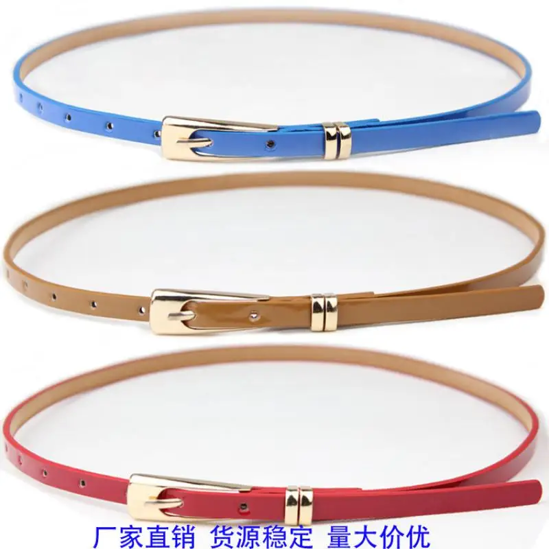 

2024 Popular Style Super Cheap Special Price Thin Belt Korean New Candy Color Women Decorative Arrival Many Choice 100cm