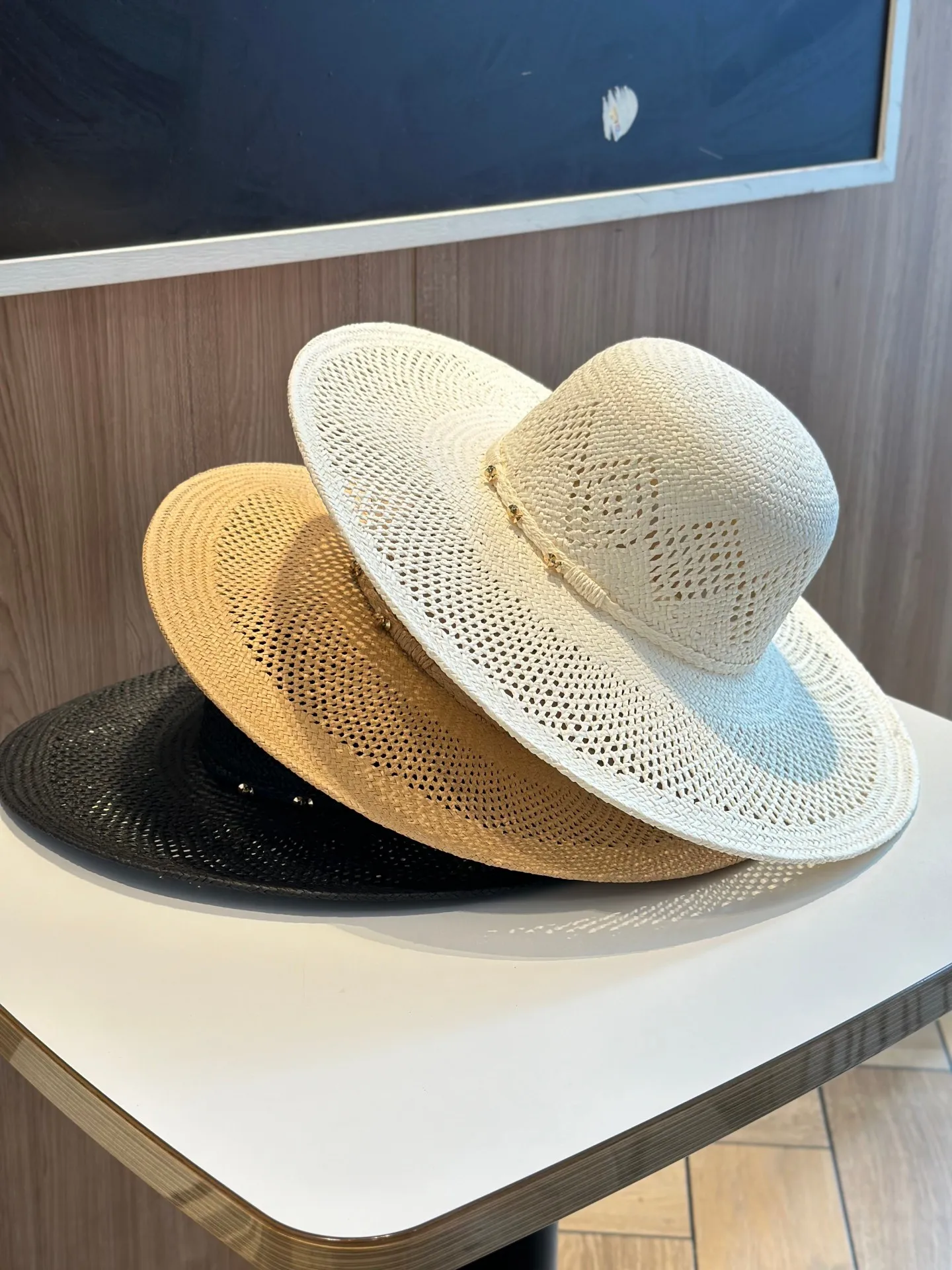 elegant-hollow-out-straw-hat-casual-summer-spring-sunshade-wide-brim-hat-for-women-breathable-fashionable-holiday-cap