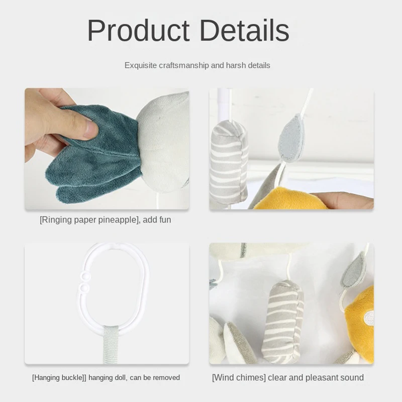 ベビーカーペンダント,幼児用おもちゃ,ベッドサイド,ウィンドチャイム,安全シート,パズル,快適,0〜1歳