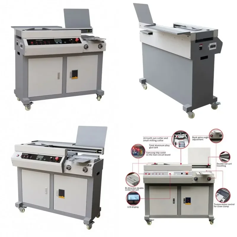 

Automatic Glue Binding Machine Hot Glue Binding Machine Full-Automatic Hot Glue Perfect Book Binding Machine