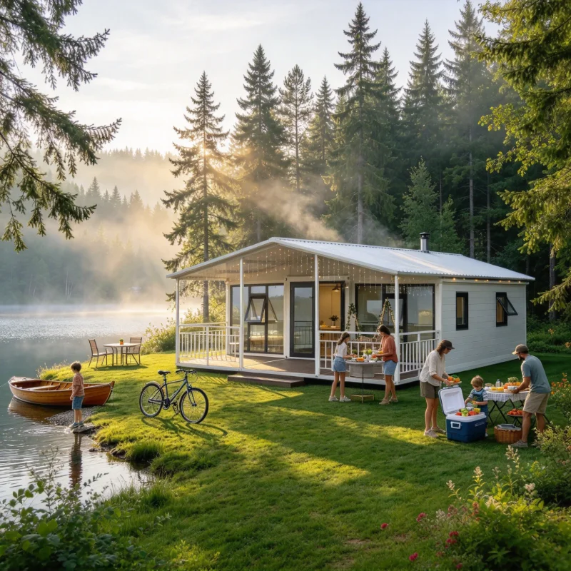 Construction Site House Folding Portable Modular Prefab Home for Worker Accommodation and 2 3 Bedrooms Temporary Housing