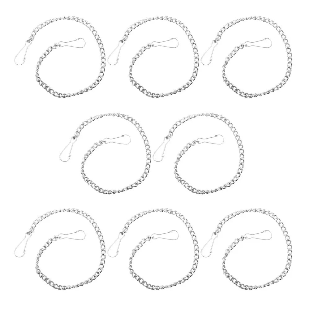 

8pcs Metal Hanging Chains For Plants Signs Billboards Wind Chimes Flower Pots Stained Glass Decorative Hardware Fixture Jewelry