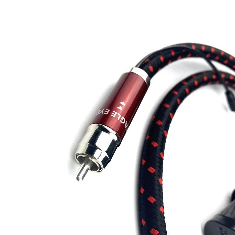 High Quality  Eagle Eye HiFi Audio RCA Digital Cable PSS Silver Connector