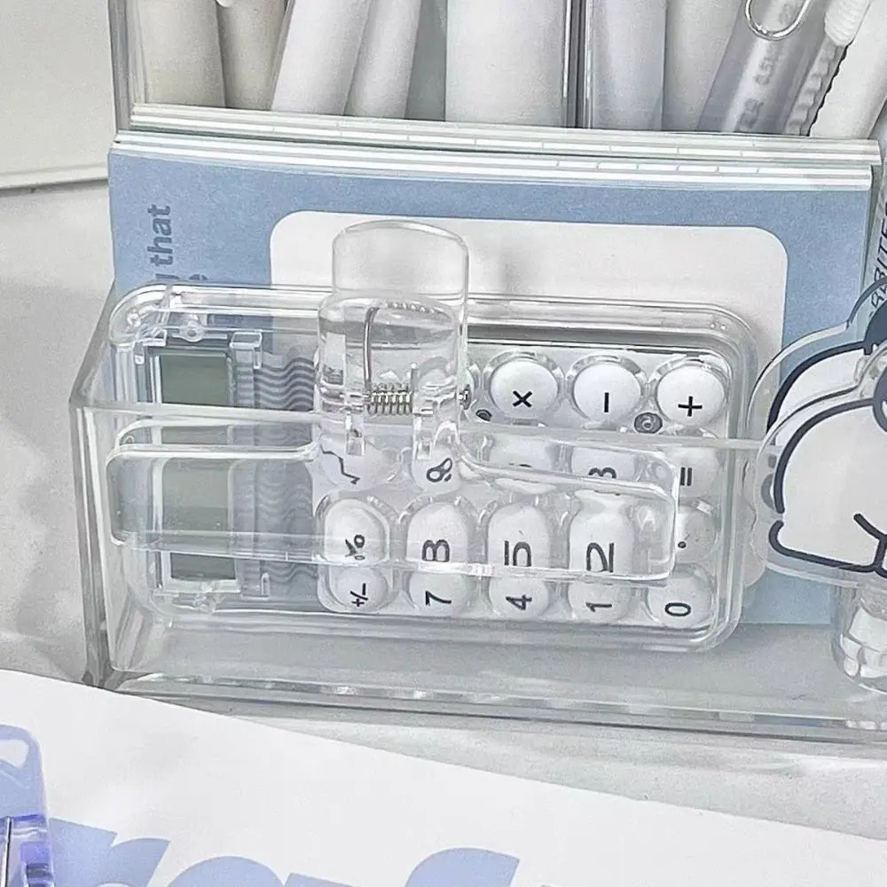 INS Transparent Test Paper Student Stationery Binding Clips Office School Page Holder Fixing Clips Paperclips Memo Clip