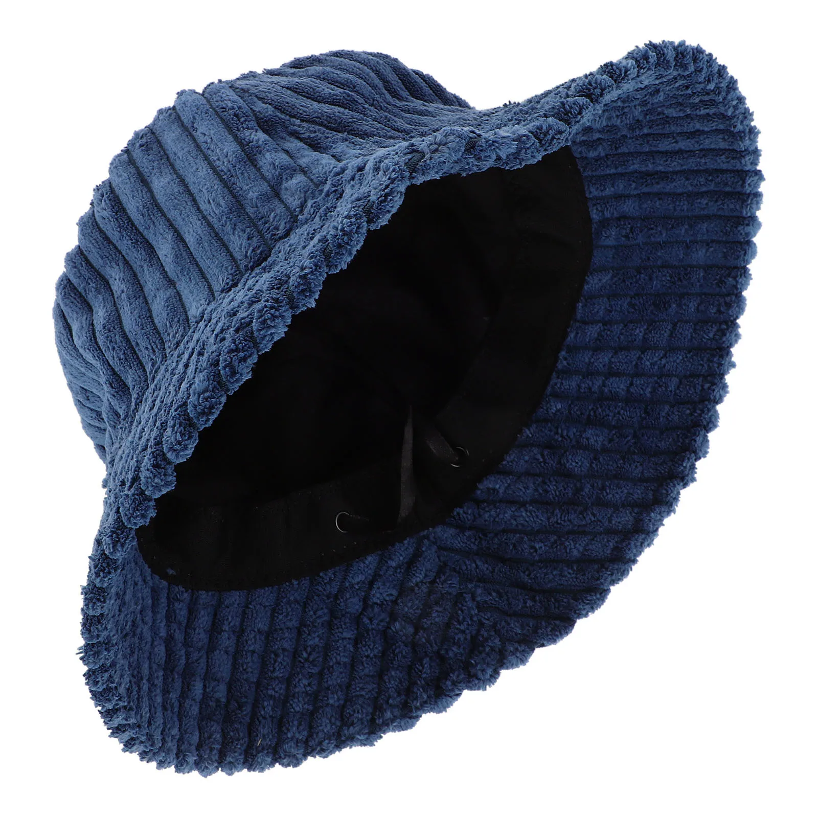 

Corduroy Bucket Hat Warm Solid Color Stylish Breathable Fisherman Cap Outdoor Sun Blocking Beach Hat for Women