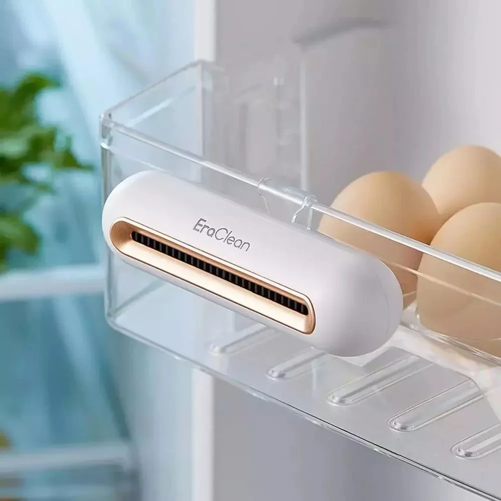 Youpin EraClean Refrigerator Deodorant USB Rechargable Freezer Deodorizer Fridge Keeping Food Fresh Odor Eliminator