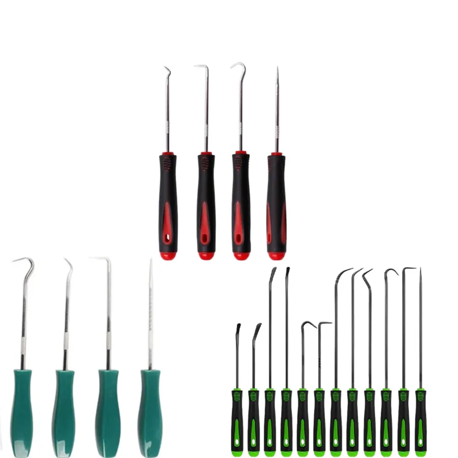 12pcs Precision Pick and Hook Set Car Auto Oil Seal O-Ring Seal Gasket Pick Mini Precision Hooks Professional Puller Remover