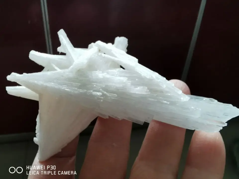 4.02” Natural Mineral Crystal Scolecite Flower Rock Specimen