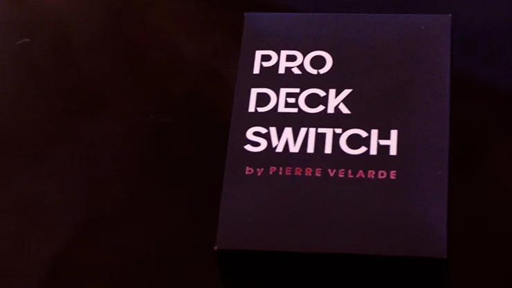 PRO DECK SWITCH Gimmicks Pierre Velarde Card Magic and Trick Decks Close up Magic Props Illusions Street Magic Tricks Mentalism