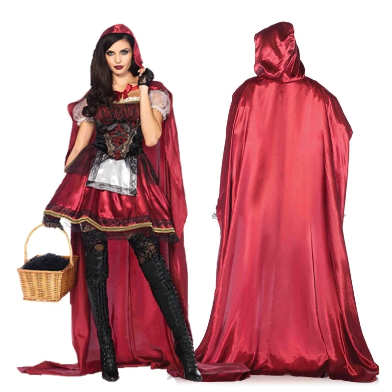 New loween Little Red Riding Hood Costume Adult Cosplay Role Play Performance Par Princ Outfit Traditional Chinese St...