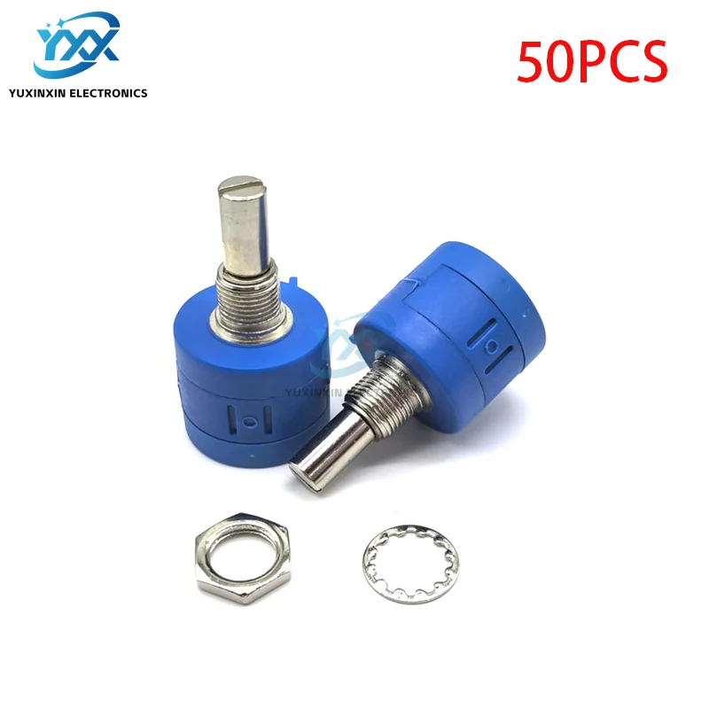 

50PCS 3590S-2 Multi-Turn Precision Potentiometer 101 501 102 202 502 103 203 503 104L 1K 10K 100R 200R 50K Adjustable Resistor