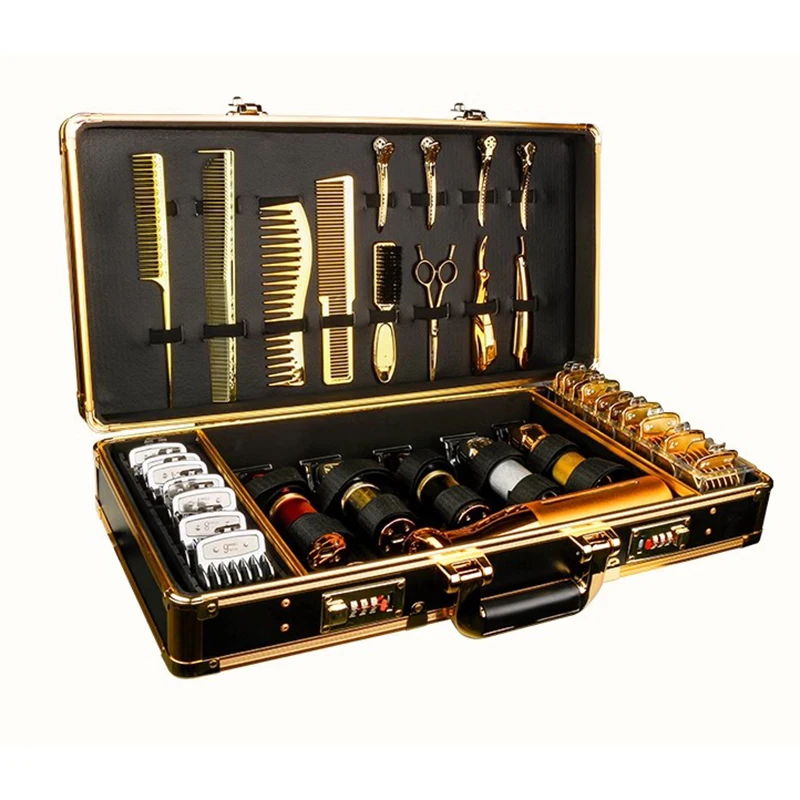 

Hair Salon Hairdressing Toolbox Salon Hairstylist Barber Scissors Storage Box Pushing And Cutting Special Box Hairdresser