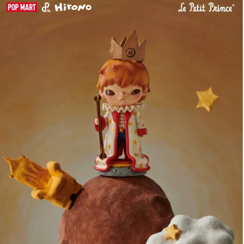 Echte POPMART Hirono x Le Petit Prince-serie Blind Box Kawaii Anime Action Figure Mystery Box Trendy creatief verrassingscadeau