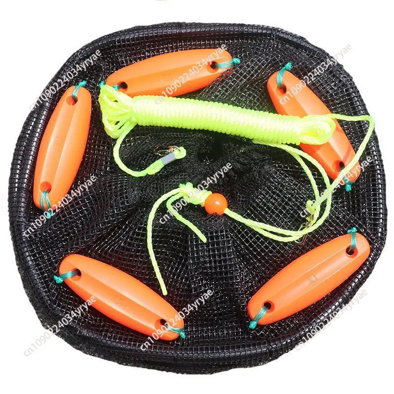 Fish protection sea fishing rock  special portable new fishing net floating water micro-object bridge raft wild