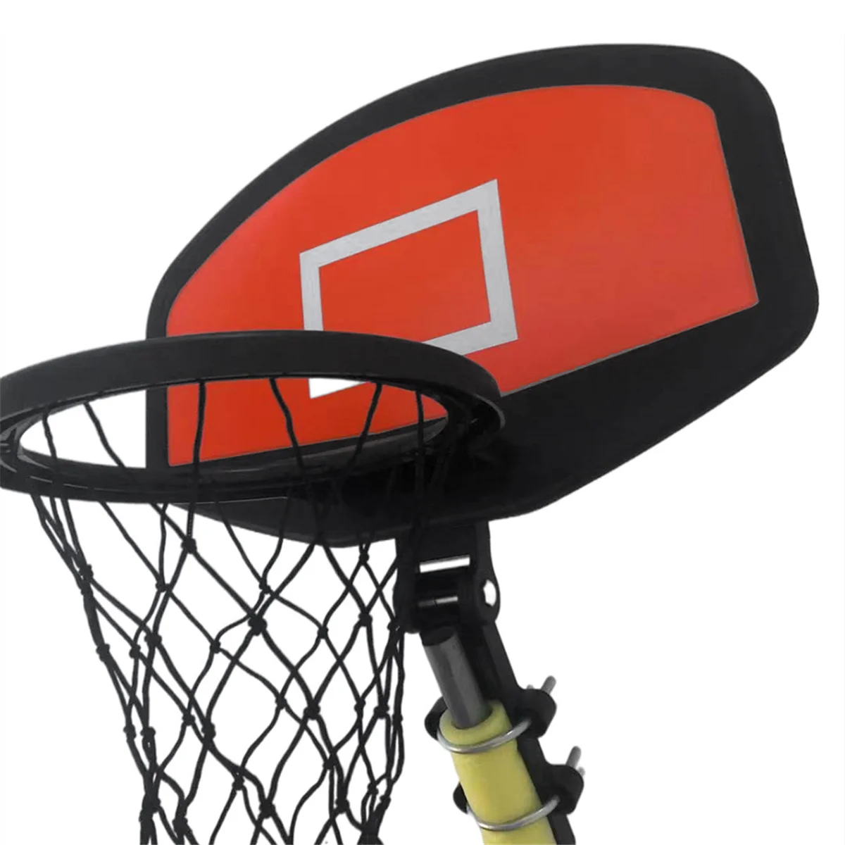 

Trampoline Basketball Hoop, Basketball Hoop for Trampoline with Ball and Pump, for Straight and Curved Pole Trampoline