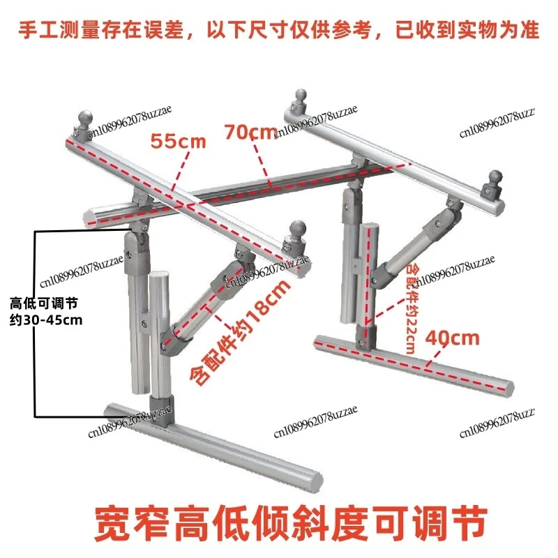 عززت عبر غرزة الإطار السرير الخامس تمتد الإطار سبائك الألومنيوم قابل للتعديل إطار التطريز الوقوف