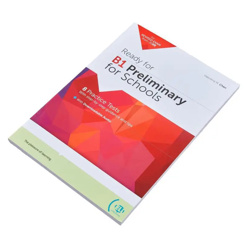 학교 연습 시험을 위한 B1 예비 시험 준비 완료 다운로드 가능한 오디오 트랙 및 정답 키 포함 9788853627872