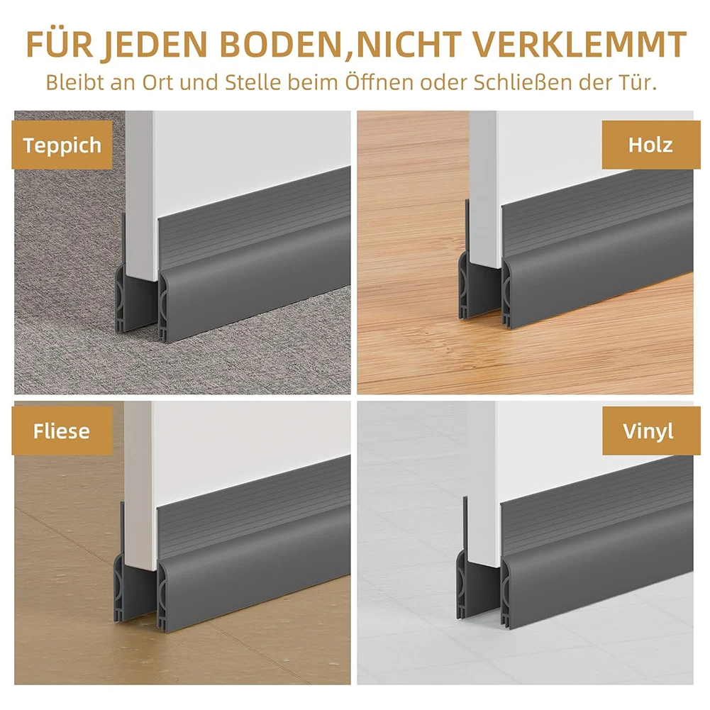 Dust Protection Door Seal Strip Effective Noise Reduction Strong Sticky Backing Self Sticky Door Seal Strip Protection