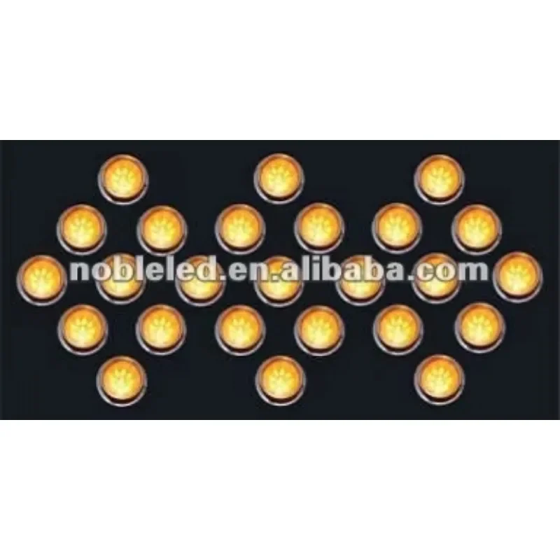 ป้ายไฟ LED แบบพกพาพร้อมหลอดไฟ 25 ดวงเพื่อเพิ่มความปลอดภัยของยานพาหนะ