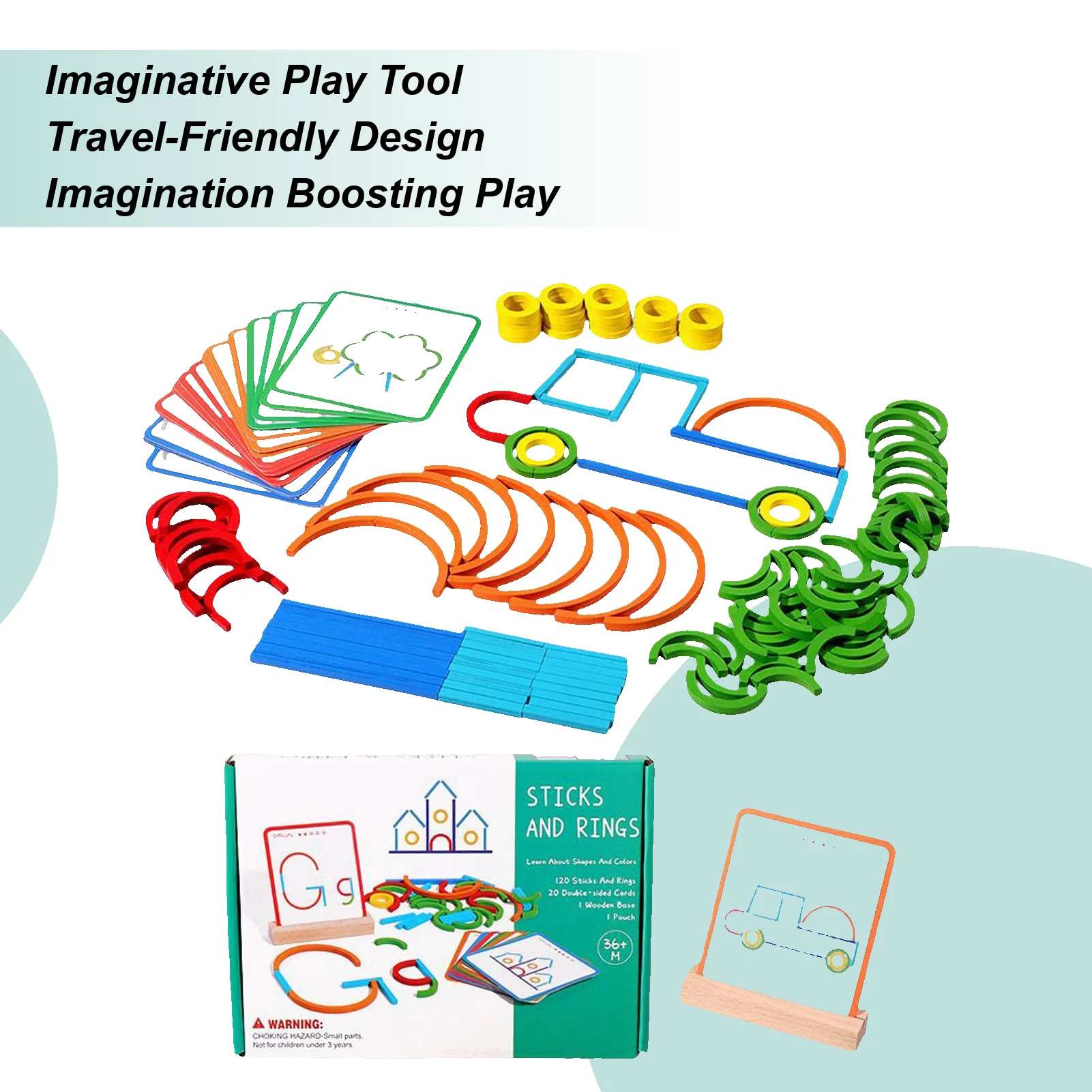 

Умные палочки для малышей, обучающая игра-головоломка, обучающие игрушки для логического мышления для мальчиков и девочек, классные игрушки для начальных классов