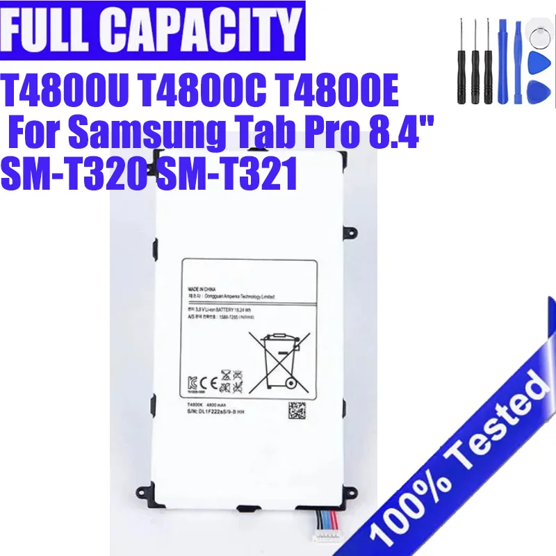 T4800E  Battery For Samsung Galaxy Tab Tablet Pro 8.4 inch 8.4