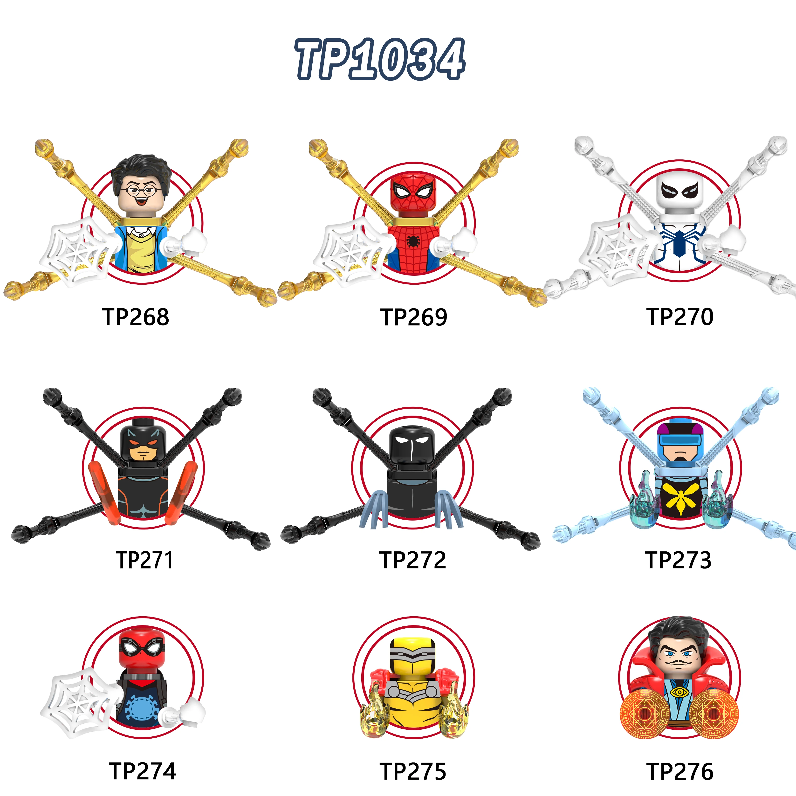 TP1034 Action Character With Claws Building Blocks Bricks Figures Children Toys