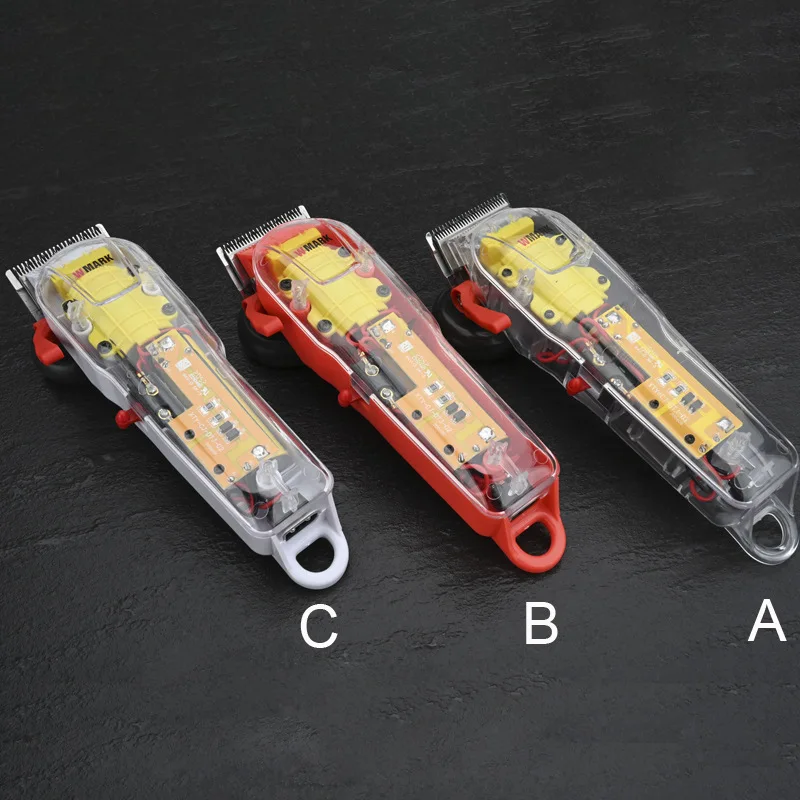 WMARK прозрачная машинка для стрижки волос, масляная голова, электрическая машинка для стрижки волос, NG-108 Горячая Зарядка для парикмахерской