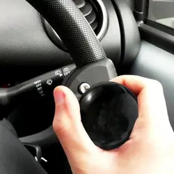 Pomo de bola de refuerzo Universal para volante de coche, Spinner portátil antideslizante, pomo de giro para cortacésped, Clip de rueda giratoria que ahorra trabajo