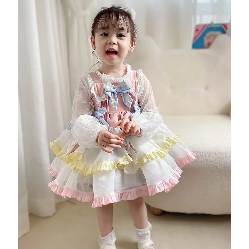 

Ceccya Spanish baby birthday Eid dress girl princess royal dress girls baby dress boutique baby clothes