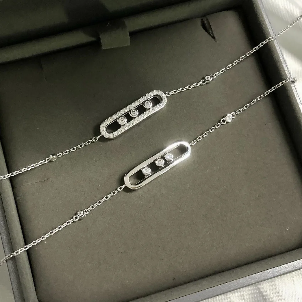 

925 Sterling Silver Fashionable Zircon Inlaid Women's Jewelry Bracelet, A Classic And Unique Design Gift.