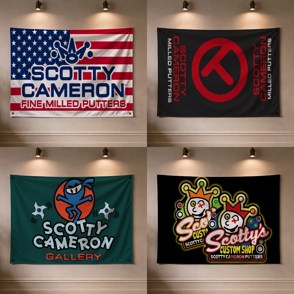 Golf S-Scotty C-Cameron Brand Flag Decoration Outdoor Picnic Party Art Hanging Home Camping Party Banner