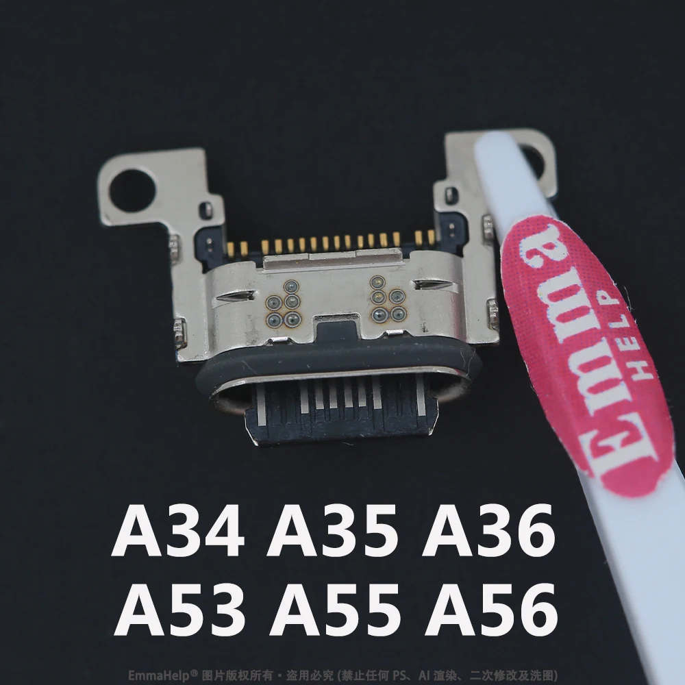 Original USB Charging Dock Port Charger Connector For Samsung Galaxy A53 A55 A35 A34 A36 A56 A556 Type C Jack Socket Plug